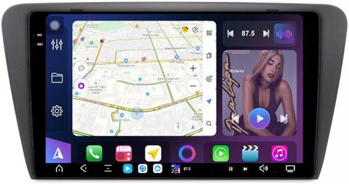 Магнитола для Skoda Octavia A7 2013-2020 - FarCar GX483M монитор 10.36" 2K QLED на Android 14, TS20, 6+128Гб, CarPlay, 4G SIM-слот