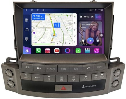Магнитола для Lexus LX570 2009-2011 - FarCar XXL9-LX570B монитор 9.5" 2K QLED на Android 14, TS20, 8+256Гб, CarPlay, 4G SIM-слот