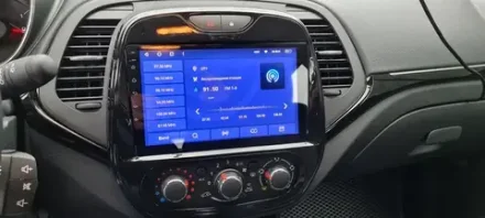 Магнитола для Renault Kaptur 2016+ (кондиционер) - Kuberg EW-9627-M QLed, Android 13, TS20, CarPlay, SIM-слот