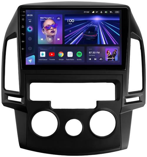Магнитола для Hyundai i30 2007-2012 (кондиционер) - Teyes CC3 Android 10, ТОП процессор, 4/32 Гб, CarPlay, SIM-слот