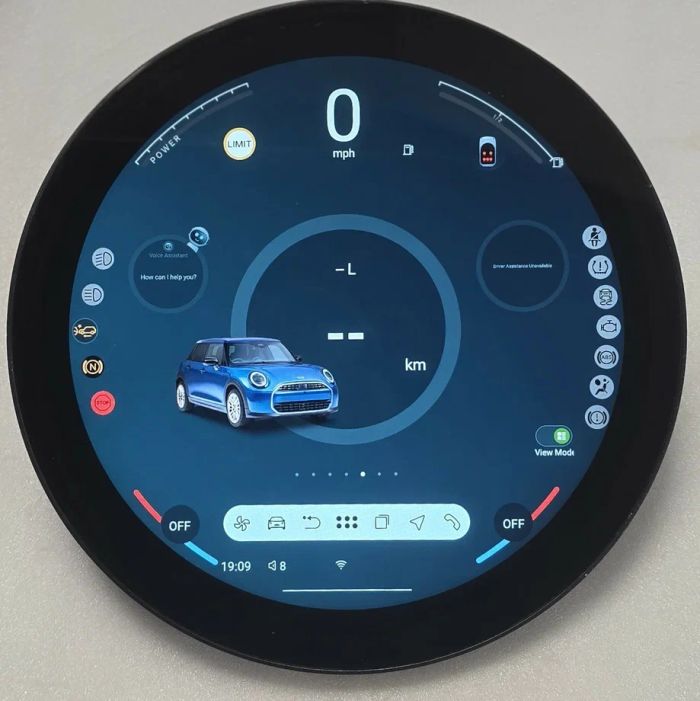 Магнитола для Mini Cooper F60 - Kuberg монитор 11,9" на Android 13, Быстрая, 4G SIM-слот