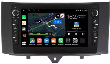 Магнитола для Smart ForTwo/ForFour 2012-2015 - Canbox 9251 Android 10, ТОП процессор, CarPlay, 4G SIM-слот