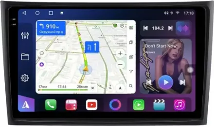 Магнитола для Volvo XC90 2002-2014 (рамка 10 вниз) - FarCar BM10-9560F2 монитор 10.36" QLED на Android 14, TS10, 4+32Гб, CarPlay, 4G SIM-слот