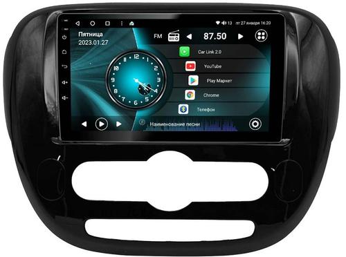 Магнитола для KIA Soul 2014-2019 (климат, рамка глянец) - Vaycar VA27-526A на Android 13, Быстрая, 4G SIM-слот