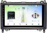 Магнитола для Mercedes Benz A, B, Vito, Viano W639/W447, Sprinter W906, VW Crafter - Teyes CC4L монитор 9" IPS на Android 14, Быстрая, Snapdragon 662, CarPlay, 4G SIM-слот