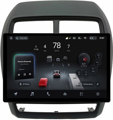Магнитола для Mitsubishi ASX 2017+ (рамка 9) - Teyes CC4-PRO монитор 13" 2K QLED на Android 13, Snapdragon 778G, ИИ, CarPlay, DSP, 4G SIM-слот