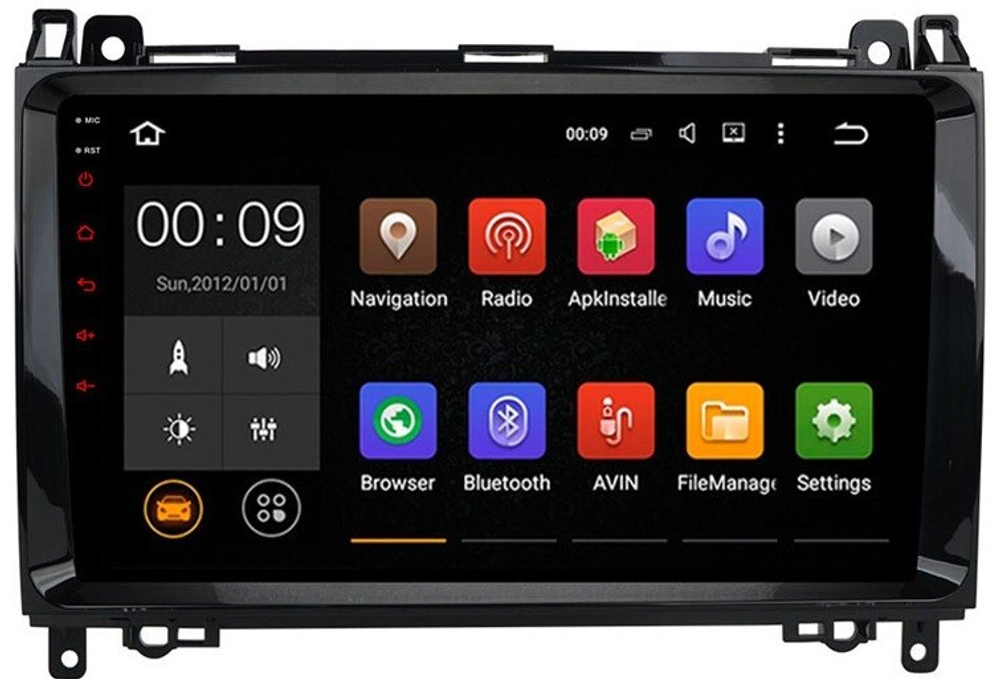 Магнитола для Mercedes-Benz  Viano/Vito W639,  Vito W447,  A класс  W169,  B класс W245,  Sprinter W906, VW Crafter - Airok RX-2503 Android 13, ТОП процессор, 8/128, SIM-слот