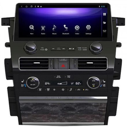 Магнитола для Infiniti QX80 2013-2019, QX56 2010-2013 - Parafar PF803L12 монитор 12.3", Android 12, 6+128Гб, CarPlay, SIM-слот