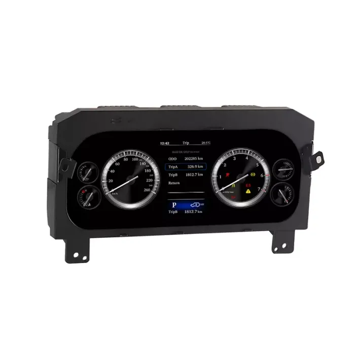 Электронная панель приборов Toyoya Land Cruiser Prado 150 2009-2017 - Kuberg NH-LCD-T03 с сенсорным LCD / ЖК 12.3" экраном QLED