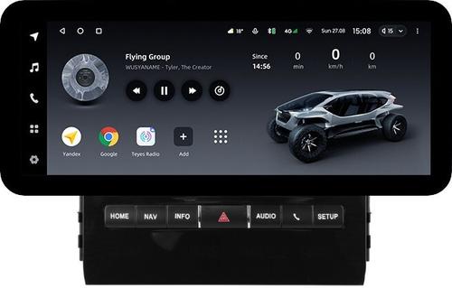 Магнитола для Toyota Land Cruiser 200 2015-2021 (с JBL и 360, рамка тип 1) - Teyes LUX ONE ROUND монитор 12.3" 2K QLED на Android 10, CarPlay, 4G SIM-слот