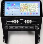 Магнитола для Toyota Camry 55 2014-2018 (рамка LUX) - FarCar монитор 12.3" 2K QLED на Android 14, TS10, CarPlay, 4G SIM-слот