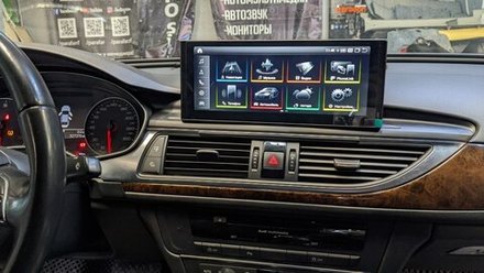 Магнитола для Audi A6/A7 2011-2015 (штатный экран 8") - Parafar PF1226Fa128/128 монитор 10.25" на Android 12, 8Гб+128Гб, CarPlay, 4G SIM-слот