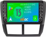 Магнитола для Subaru Forester, Impreza 2008-2013 - Airoc AB-3403 (кнопки и крутилки), Android 13, Быстрая, SIM-слот, CarPlay