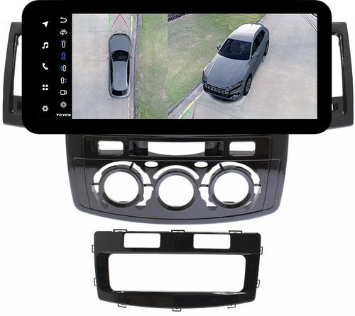 Магнитола для Toyota HiLux 7 2011-2015 - Teyes LUX ONE 360 монитор 12.3" 2K QLED на Android 10, Быстрая, CarPlay, 4G SIM-слот, 4 камеры в комплекте