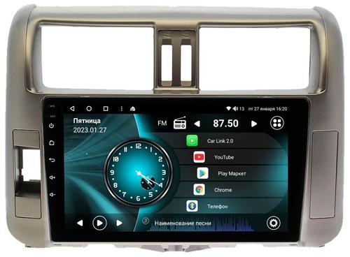 Магнитола для Toyota Land Cruiser Prado 150 2009-2013 (рамка бронза) - Vaycar VA77-0065 на Android 13, Быстрая, 4G SIM-слот