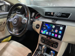 Магнитола для Volkswagen Passat 2005-2015 (B6, B7, CC) - FarCar BM493/909M монитор 10.36" QLED на Android 14, TS10, 4+32Гб, CarPlay, 4G SIM-слот