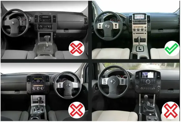 Магнитола для Nissan Pathfinder R51 2004-2010 (штатная нави, большая рамка) - Teyes CC4-PRO монитор 13" 2K QLED на Android 13, Snapdragon 778G, ИИ, CarPlay, DSP, 4G SIM-слот