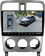 Магнитола для Subaru Forester 2 (SG5) 2002-2007 - Teyes CC3-2K-360 на Android 10, Быстрая, 2K QLED, CarPlay, 4G SIM-слот, 4 камеры в комплекте