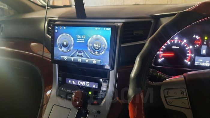 Магнитола для Toyota Alphard 2 H20, Vellfire 1 H20 2008-2014 (до 10 динамиков, рамка под 10") -  GT10-1168 на Android 10, 2Гб-16Гб