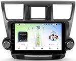 Магнитола для Toyota Highlander 2 XU40 2007-2013 (крутилки активные) - Teyes CC4L монитор 10" IPS на Android 14, Snapdragon 662, CarPlay, 4G SIM-слот