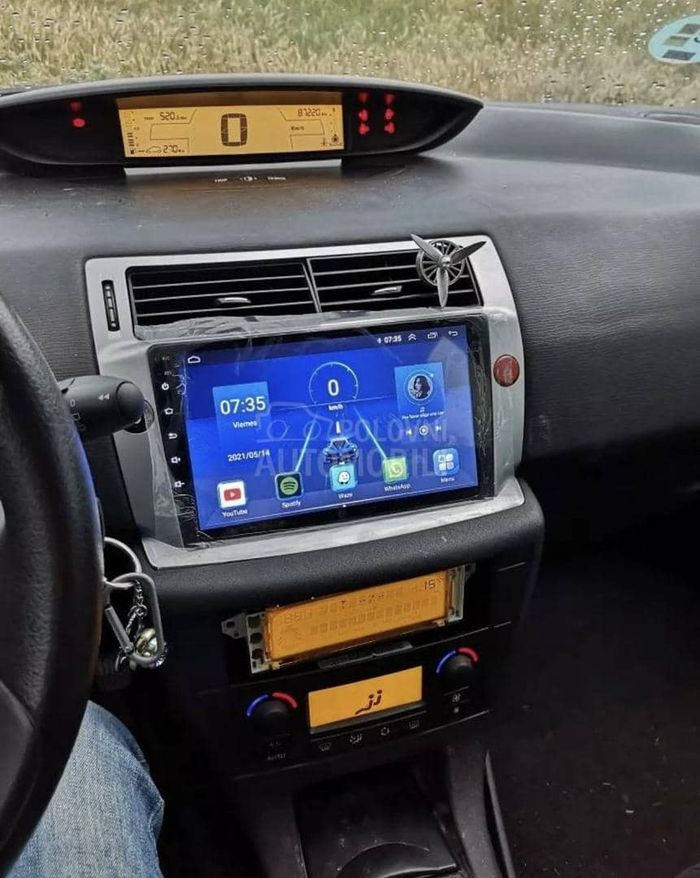 Магнитола для Citroen C4 2004-2011 - Kuberg OL-9932 QLed, Android 12, TS10, CarPlay, 4G SIM-слот