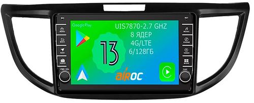 Магнитола для Honda CR-V 2012-2018 - Airoc AB-1904B (кнопки и крутилки), Android 13, TS20, 6/128Гб, SIM-слот, CarPlay