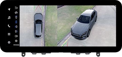 Магнитола для Mercedes-Benz C W204 2007-2011 NTG 4.0 - Teyes LUX ONE 360 монитор 12.3" 2K QLED на Android 10, 6/128Гб, CarPlay, 4G SIM-слот, 4 камеры в комплекте