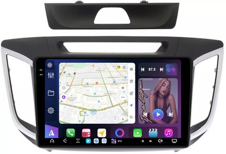 Магнитола для Hyundai Creta 1 2016-2021 - FarCar XXL407M монитор 10.36" 2K QLED на Android 14, TS20, 8+256Гб, CarPlay, 4G SIM-слот