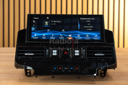 Магнитола для Toyota Land Cruiser 200 2007-2015 (климат на ШГУ) - RDL-LC200H-07-15-DH12 монитор 12.3" на Android 13, 8Гб+256Гб, CarPlay, 4G SIM-слот