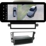 Магнитола для Chevrolet Captiva 2006-2011 (перенос БК вниз) - Teyes LUX ONE 360 монитор 12.3" 2K QLED на Android 10, Быстрая, CarPlay, 4G SIM-слот, 4 камеры в комплекте