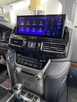 Магнитола для Toyota Land Cruiser 200 2015-2021 (с JBL и 360) - RDL-LC200-High монитор 12.3" на Android 12, Быстрая, CarPlay, 4G SIM-слот