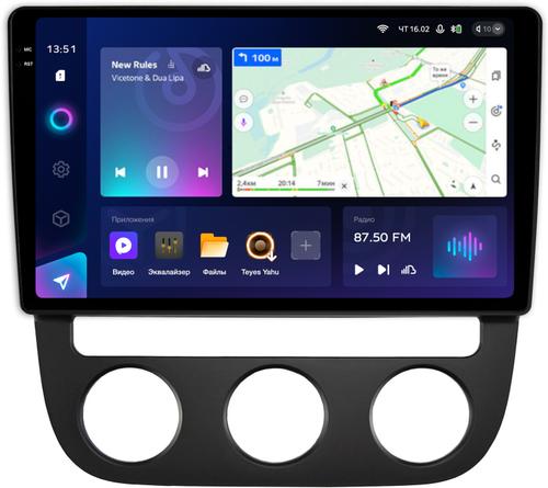 Магнитола для Volkswagen Jetta 5 2005-2010 (климат 1) - Teyes CC3-2K QLed Android 10, ТОП процессор, SIM-слот, CarPlay