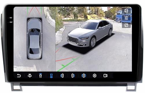 Магнитола для Toyota Tundra XK50 2007-2013, Sequoia XK60 2007-2022 - FarCar BX790M-360 монитор 10.36" 2K QLED на Android 13, 6Гб+128Гб, CarPlay, 4G SIM-слот, 4 камеры в комплекте