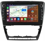 Магнитола для Skoda Octavia A5 2004-2013 (рамка черная глянцевая) - Canbox 10-0229 Android 10, Быстрая, CarPlay, 4G SIM-слот