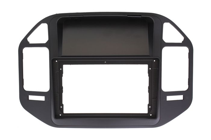 Комплект рамки с разъёмами 9" Mitsubishi Pajero 3 1999-2006 Чёрная