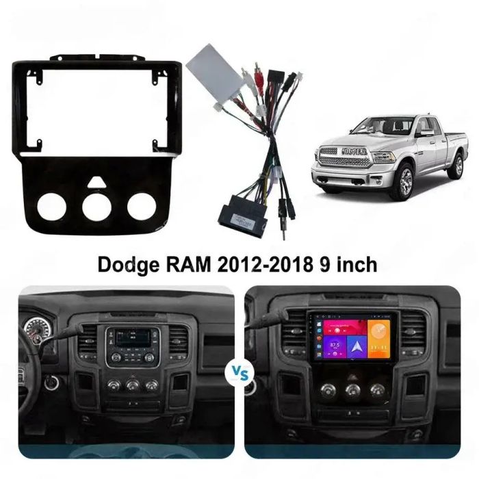 Магнитола для Dodge Ram 1500 2013-2018 - Kuberg SF-9159 QLed, Android 13, TS20, CarPlay, SIM-слот