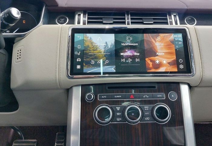 Магнитола для Range Rover 4 2016-2017 (HARMAN) - RDL-1278R монитор 12.3" на Android 12, 8Гб+128Гб, CarPlay, 4G SIM-слот
