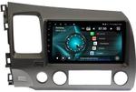 Магнитола для Honda Civic 2005-2012 (левый руль, рамка 9)- Vaycar VA20-0044 на Android 13, Быстрая, 4G SIM-слот