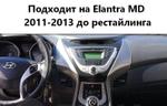 Магнитола для Hyundai Elantra 5 2011-2013 (MD) - Canbox H-Line 0078 монитор 12.3" QLED в стиле MERCEDES на Android 10, Быстрая, ТОП-процессор, CarPlay, 4G SIM-слот