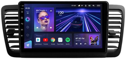 Магнитола для Subaru Legacy 4, Outback 3 2003-2009 (левый руль) - Teyes CC3 монитор 9" QLED на Android 10, ТОП процессор, 4Гб+32Гб, CarPlay, 4G SIM-слот