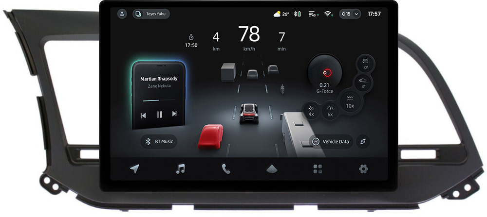 Магнитола для Hyundai Elantra 6 2016-2018 (штатная КЗВ, рамка тип 2) - Teyes CC4-PRO монитор 13" 2K QLED на Android 13, Snapdragon 778G, ИИ, CarPlay, DSP, 4G SIM-слот