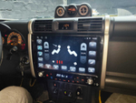 Магнитола для + климат для Toyota FJ Cruiser 2005-2022 - Kuberg ZH-T1316-чёрная, монитор 13.3" на Android 12, 8Гб+128Гб, CarPlay, SIM-слот