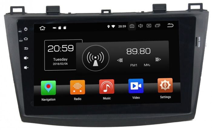 Магнитола для Mazda 3, Axela 2009-2013 - Kuberg KD-9035-P6 на Android 10, 6-Турбо ядер, 4ГБ-64ГБ