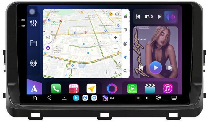 Магнитола для KIA Ceed 3 2021+ - FarCar S500-TS20 монитор 10.36" 2K QLED на Android 14, Быстрейшая, CarPlay, 4G SIM-слот