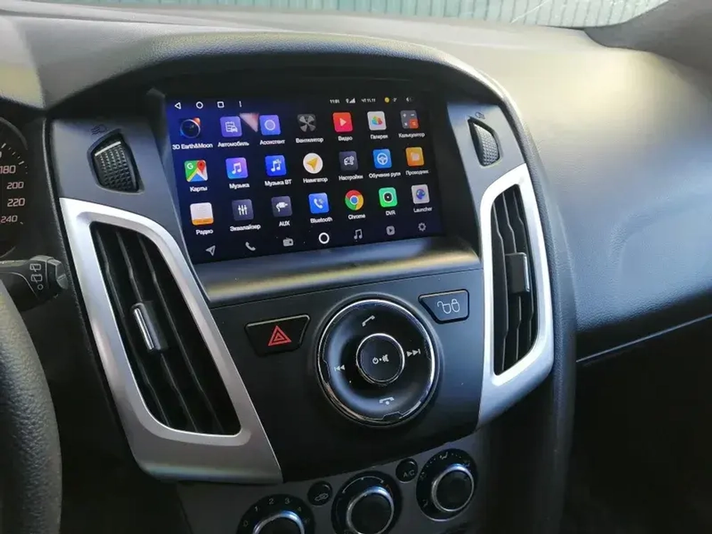 Магнитола для Ford Focus 3 2011-2019 (поддержка автопарковки) - Kuberg QLed, Android 13, TS20, CarPlay, SIM-слот