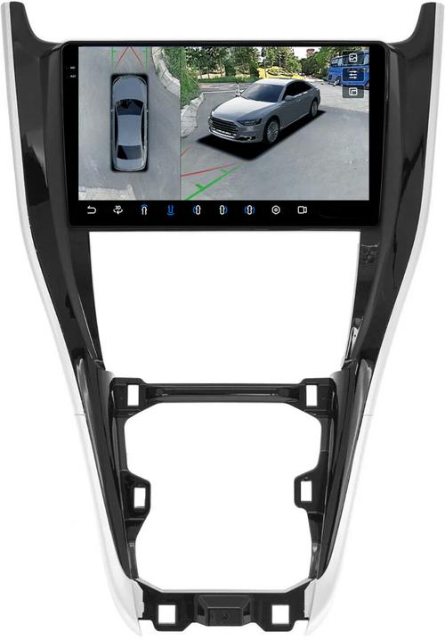Магнитола для Toyota Harrier 3 XU60 2013-2017 (большая рамка) - FarCar BX10-360-9534F1 монитор 10.36" 2K QLED на Android 13, 6Гб+128Гб, CarPlay, 4G SIM-слот, 4 камеры в комплекте