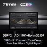 Магнитола для Toyota Land Cruiser 200 2012-2015 (климат на ШГУ) - Teyes CC3-2K-360 монитор 13" 2K QLED на Android 10, 6Гб+128Гб, CarPlay, 4G SIM-слот, 4 камеры в комплекте