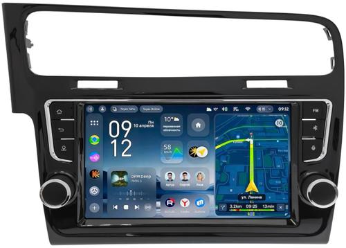 Магнитола для Volkswagen Golf 7 2012-2020 (рамка с крутилками и кнопками) - Teyes CC4-PRO монитор 9.5" 2K QLED на Android 13, Snapdragon 778G, ИИ, CarPlay, DSP, 4G SIM-слот