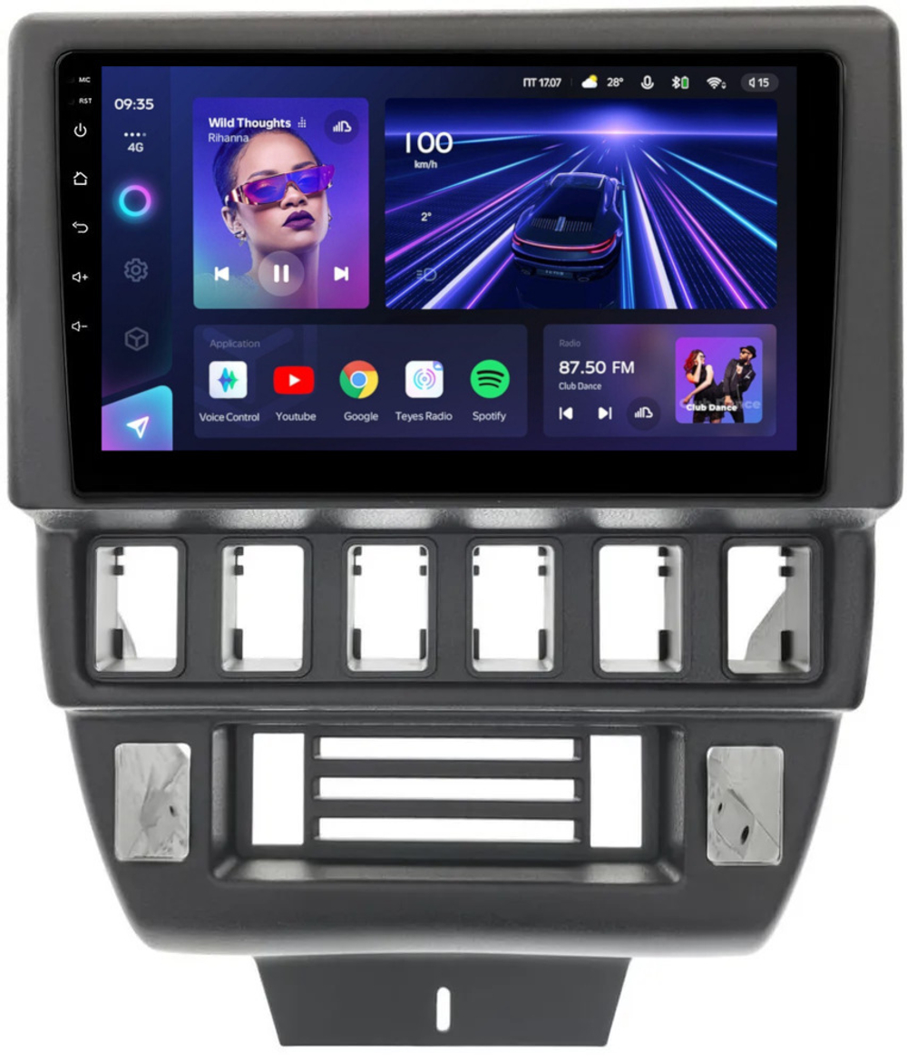 Магнитола для Lada 4x4, Urban, Bronto 1993-2019 - Teyes CC3L на Android 10, 8-ядер, CarPlay, 4G SIM-слот