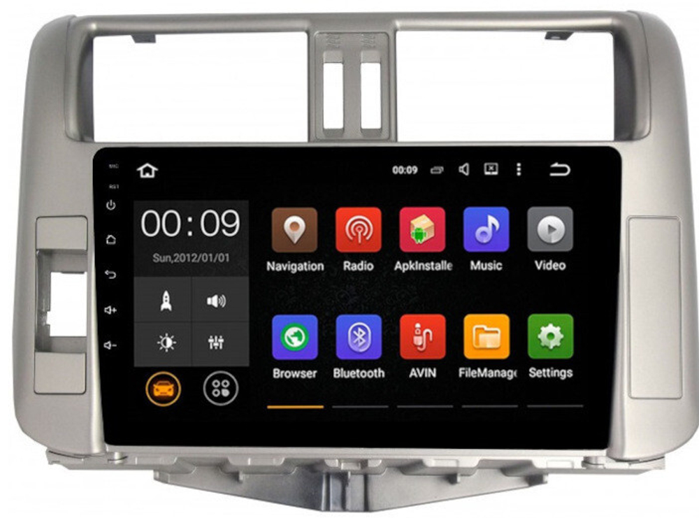 Магнитола для Toyota Land Cruiser Prado 150 2009-2013 (поддержка 360 - опция) - Airok RX-1114 Android 13, ТОП процессор, 8/128, SIM-слот